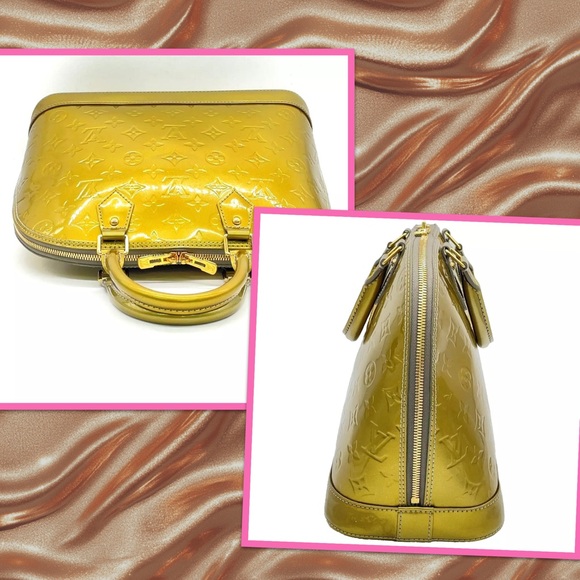 Louis Vuitton Gold Vernis Alma PM EUC! - Picture 5 of 7